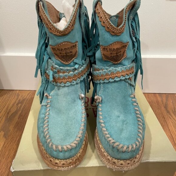 **SOLD** El Vaquero Arya Silverstone Turquoise EU36 *Run BIG - fit like EU37* - Picture 4 of 9